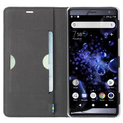 Krusell Malmo 2 Card FolioCase Sony Xperia XZ2 Premium -puhelimelle, musta hinta ja tiedot | Puhelimen kuoret ja kotelot | hobbyhall.fi