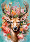 Palapeli CherryPazzi Flower Deer, 1000 palaa hinta ja tiedot | Palapelit | hobbyhall.fi