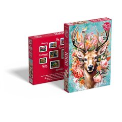 Palapeli CherryPazzi Flower Deer, 1000 palaa hinta ja tiedot | Palapelit | hobbyhall.fi