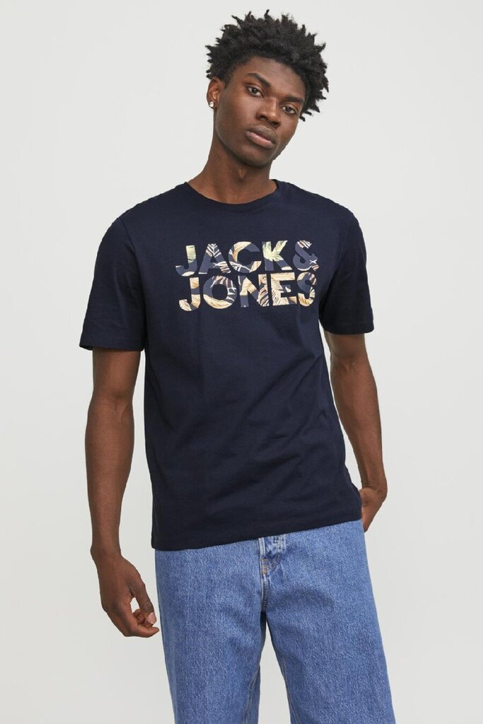 T-paita Jack & Jones 12250683NAVYBLAZER-XS hinta ja tiedot | Miesten T-paidat | hobbyhall.fi