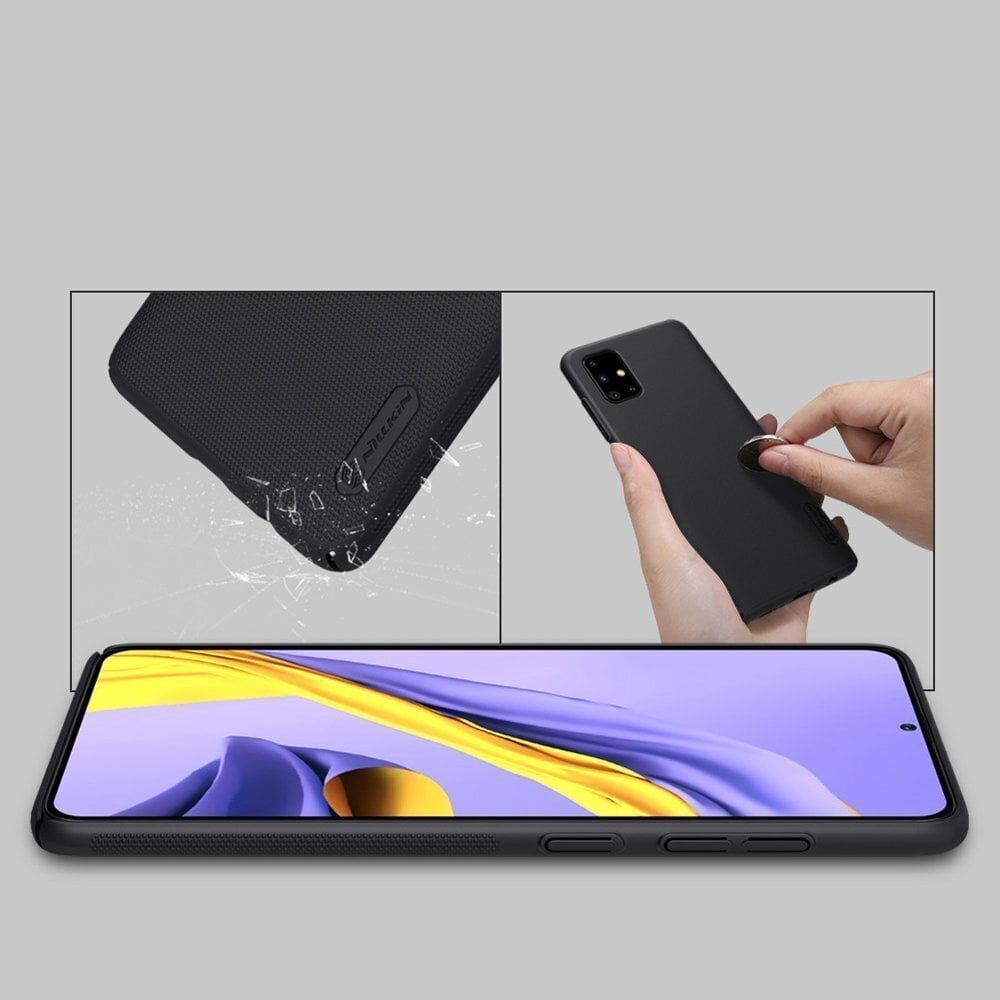 Nillkin 6902048189614, Galaxy A51, musta hinta ja tiedot | Puhelimen kuoret ja kotelot | hobbyhall.fi