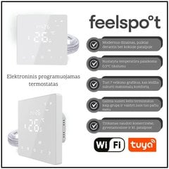 Sähköinen lämmitysmatto WHB-150 2,5m2 älykkäällä termostaatilla WTH 22.16 hinta ja tiedot | Lattialämmitys | hobbyhall.fi