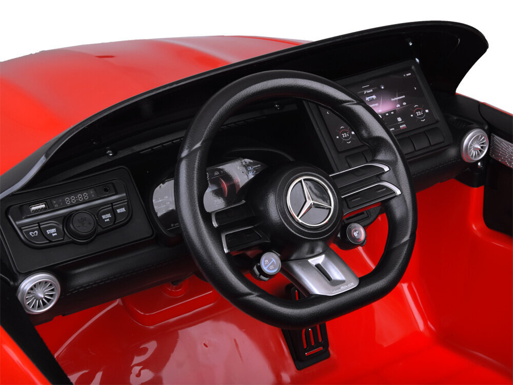 Sähköauto lapsille Mercedes SL 63 AMG, punainen hinta ja tiedot | Lasten sähköautot | hobbyhall.fi