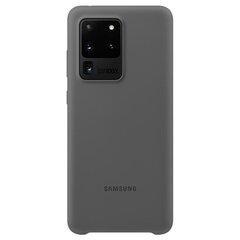 Samsung Galaxy S20 Ultra silikonikuori, harmaa hinta ja tiedot | Puhelimen kuoret ja kotelot | hobbyhall.fi