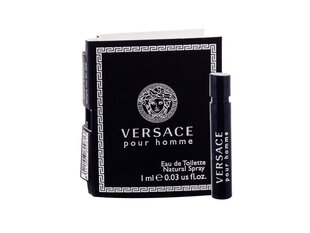Miesten Versace Pour Homme EDT -tuoksuvesi, 1 ml hinta ja tiedot | Miesten hajuvedet | hobbyhall.fi