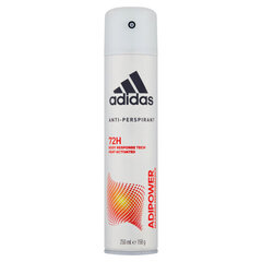 Antiperspirantti Adidas AdiPower miehille, 250 ml hinta ja tiedot | Deodorantit | hobbyhall.fi