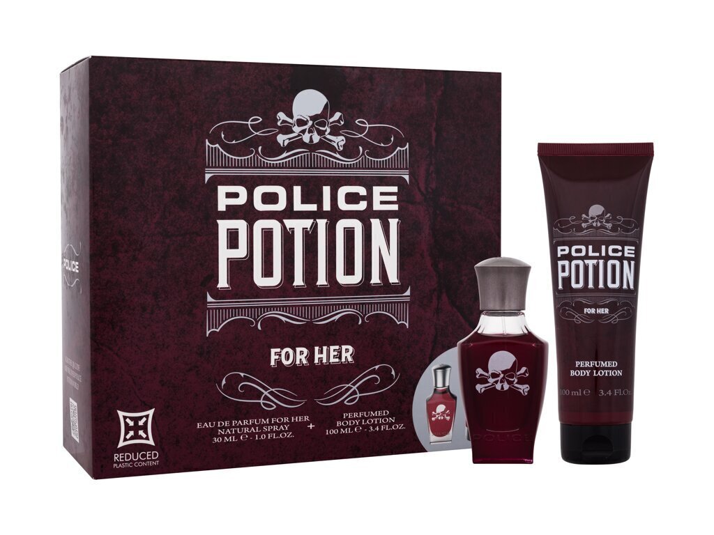 Sarja Police Potion For Her Eau de Parfum naisille: hajuvesi EDP, 30 ml + vartalovoide, 100 ml hinta ja tiedot | Naisten hajuvedet | hobbyhall.fi