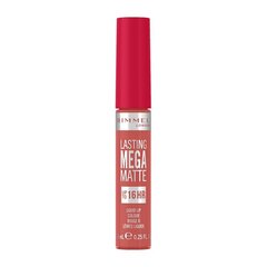 Huulipuna Rimmel London Lasting Mega Matte Liquid, 600 Coral Sass, 7,4 ml hinta ja tiedot | Huulipunat, huulikiillot ja huulirasvat | hobbyhall.fi