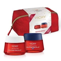 Sarja Vichy Liftactive Collagen Specialist naisille: päivävoide, 50 ml + yövoide, 50 ml hinta ja tiedot | Vichy Kasvojenhoitotuotteet | hobbyhall.fi