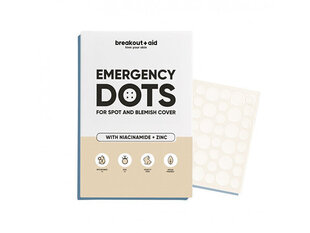 Finniplaastrit Breakout+aid Emergency Dots, 72 kpl hinta ja tiedot | Kasvonaamiot ja silmänalusaamiot | hobbyhall.fi