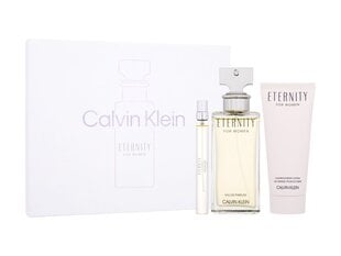 Sarja Calvin Klein Eternity naisille: Eau de Parfum EDP, 100 ml + Eau de Parfum EDP, 10 ml + vartalovoide, 100 ml hinta ja tiedot | Naisten hajuvedet | hobbyhall.fi