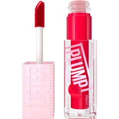 Huulikiilto Maybelline Lifter Plump, 004 Red Flag, 5,4 ml hinta ja tiedot | Huulipunat, huulikiillot ja huulirasvat | hobbyhall.fi