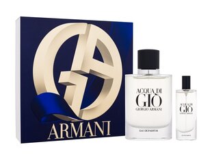 Setti Giorgio Armani miehille: Hajuvesi 125 ml + Eau de Parfum 15 ml hinta ja tiedot | Miesten hajuvedet | hobbyhall.fi