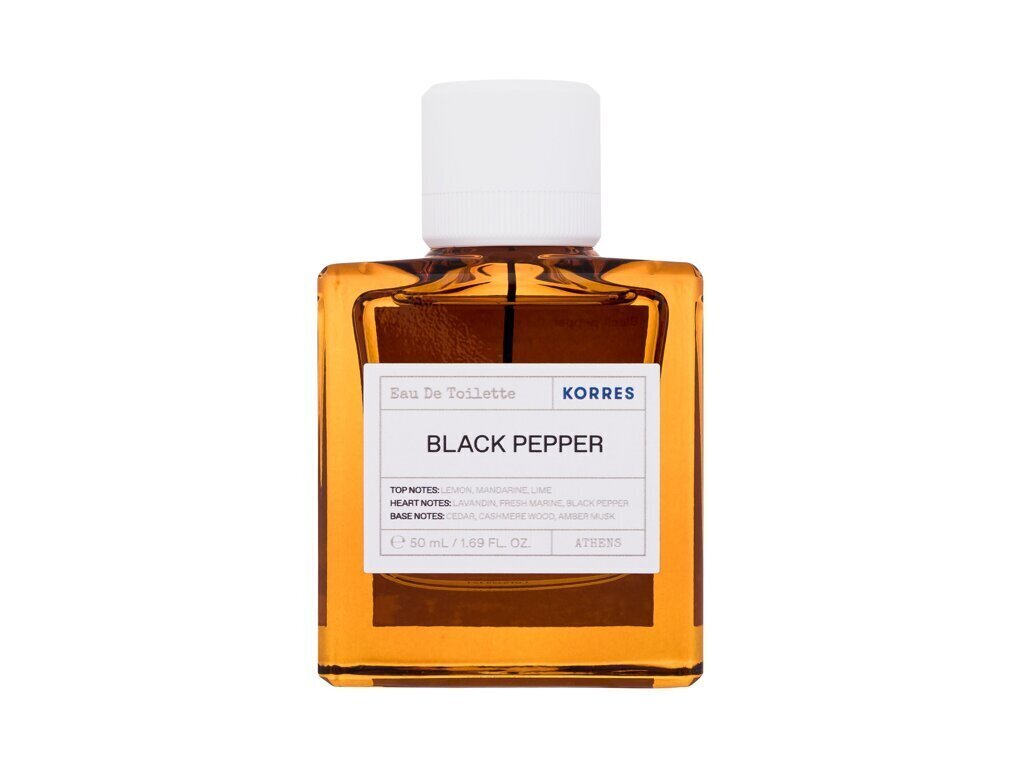 Hajuvesi Korres Black Pepper EDT naisille, 50 ml hinta ja tiedot | Naisten hajuvedet | hobbyhall.fi