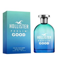 Hajuvesi Hollister Feelin' Good EDT miehille, 100 ml hinta ja tiedot | Hollister Hajuvedet ja kosmetiikka | hobbyhall.fi