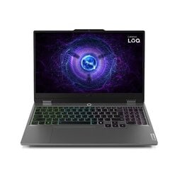 Lenovo LOQ 15IAX9I i5-12450HX 8GB SSD 512GB Intel Arc A530M W11H Luna Grey hinta ja tiedot | Kannettavat tietokoneet | hobbyhall.fi
