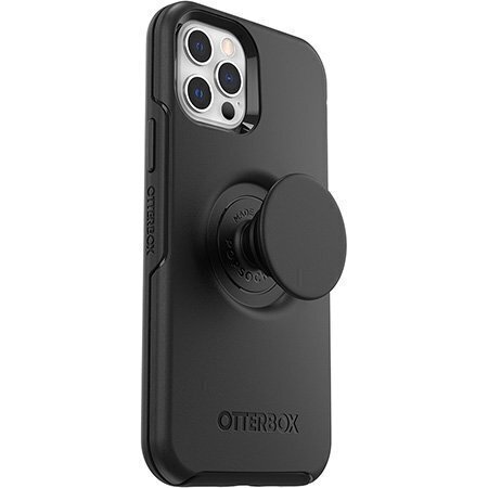 OTTER+POP SYMMETRY IPHONE 12 / IPHONE 12 PRO BLACK hinta ja tiedot | Puhelimen kuoret ja kotelot | hobbyhall.fi