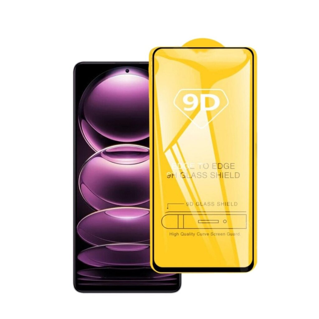 Riff 9D Curved Full Glue näytönsuojalasi Xiaomi Redmi Note 12 Musta hinta ja tiedot | Näytönsuojakalvot ja -lasit | hobbyhall.fi
