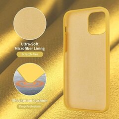 Riff silikoninen suojakuori Apple iPhone 12 Mini Yellow hinta ja tiedot | Puhelimen kuoret ja kotelot | hobbyhall.fi