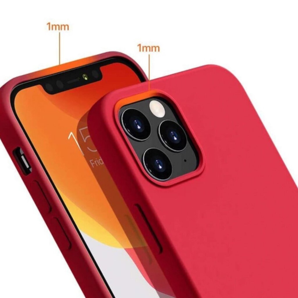 Riff silikoninen suojakuori Apple iPhone 15 Pro Red hinta ja tiedot | Puhelimen kuoret ja kotelot | hobbyhall.fi