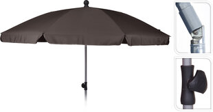 Rantavarjo, 200 cm, ruskea hinta ja tiedot | Aurinkovarjot ja markiisit | hobbyhall.fi