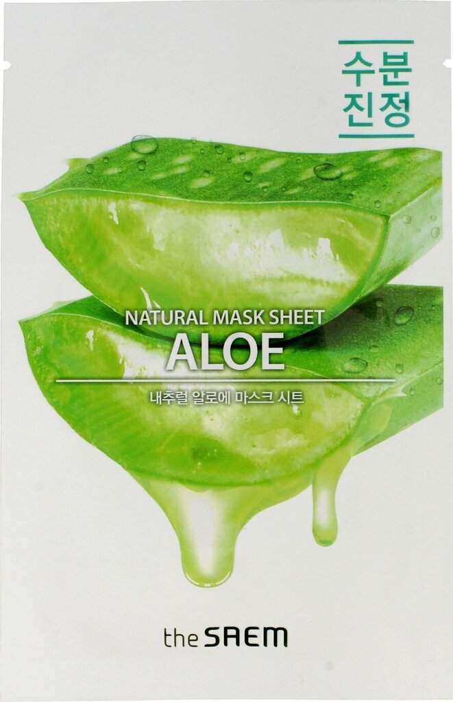 Kasvonaamio The Saem Aloe, 21 ml hinta ja tiedot | Kasvonaamiot ja silmänalusaamiot | hobbyhall.fi