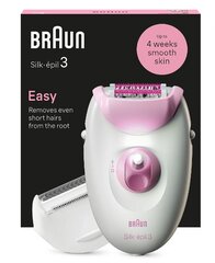 Braun SE3-031 Silk-épil hinta ja tiedot | Epilaattorit ja karvanpoistolaitteet | hobbyhall.fi