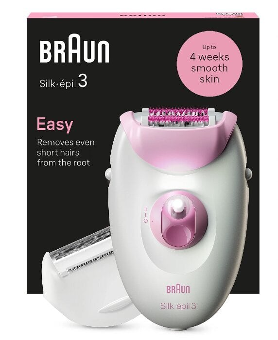 Braun Silk-Epil 3 SE3-031 hinta ja tiedot | Epilaattorit ja karvanpoistolaitteet | hobbyhall.fi