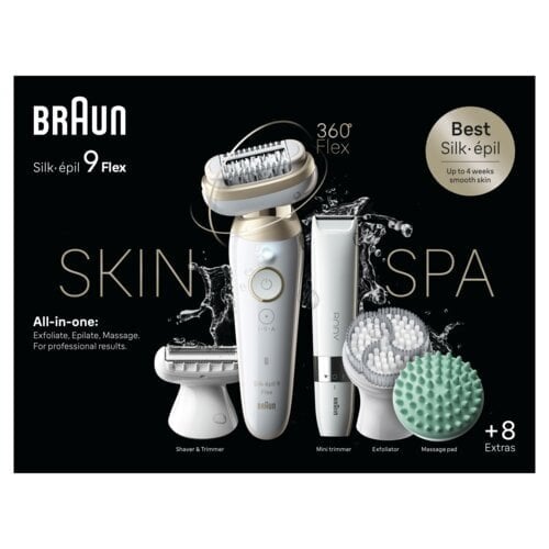 Braun Silk epil 9 3D Flex SkinSpa 9-481 hinta ja tiedot | Epilaattorit ja karvanpoistolaitteet | hobbyhall.fi