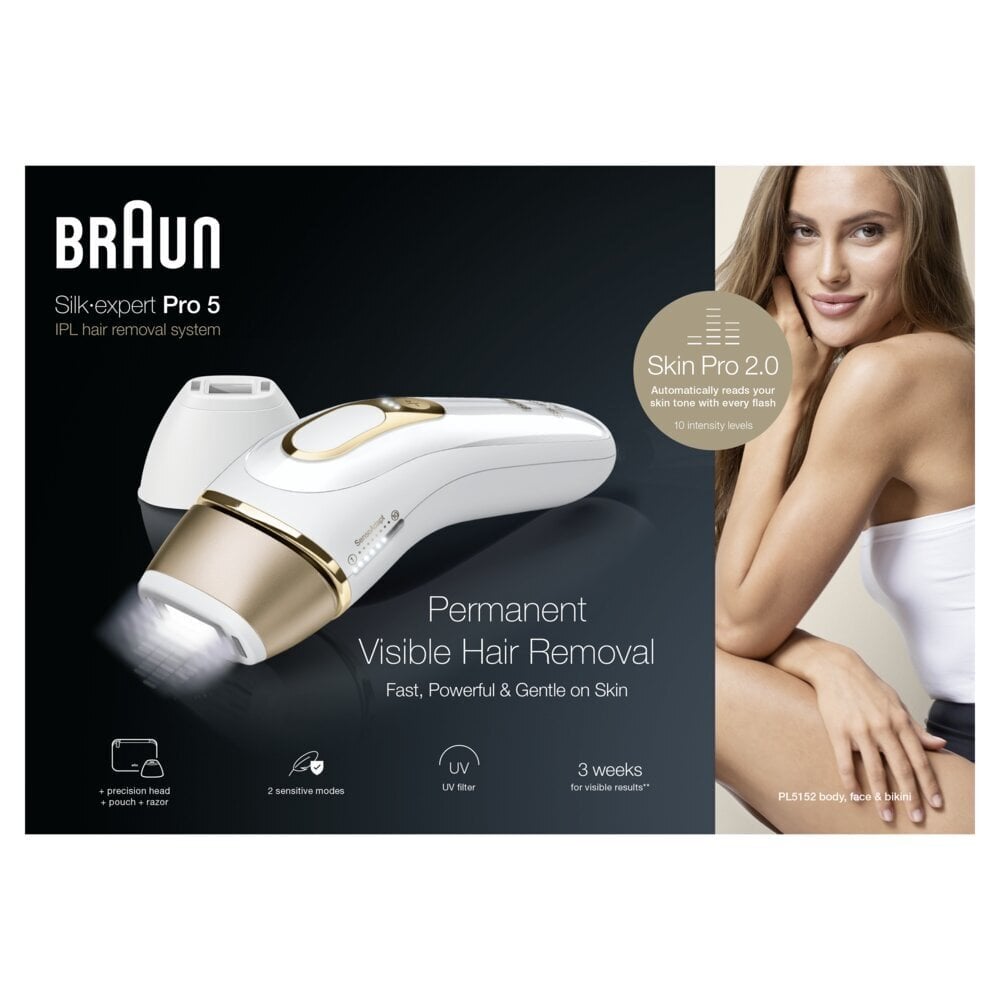 Braun PL5152 Silk-expert Pro 5 hinta ja tiedot | Epilaattorit ja karvanpoistolaitteet | hobbyhall.fi