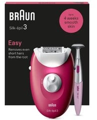 Braun Silk Epil 3 3-202 hinta ja tiedot | Epilaattorit ja karvanpoistolaitteet | hobbyhall.fi