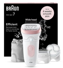 Braun Silk-Epil 7 SE7-060 hinta ja tiedot | Epilaattorit ja karvanpoistolaitteet | hobbyhall.fi