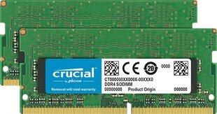 Crucial DDR4 SODIMM 2x16GB 2400SODIMM CL17 (CT2K16G4SFD824A) hinta ja tiedot | Muisti (RAM) | hobbyhall.fi