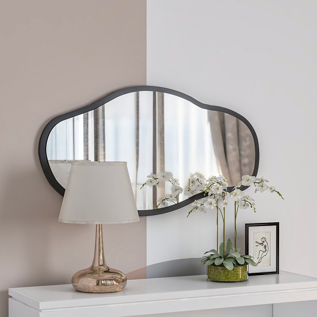 Mirror Kalune Design Couldy peili, musta hinta ja tiedot | Peilit | hobbyhall.fi