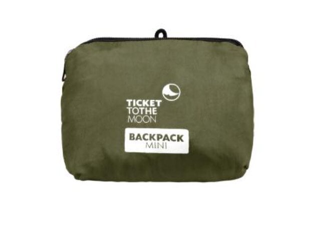 Reppu Ticket To The Moon Mini Backpack Army Green (15L) hinta ja tiedot | Reput ja rinkat | hobbyhall.fi