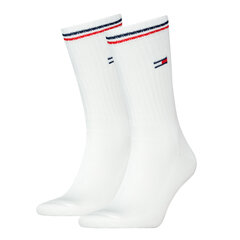 Tommy Hilfiger unisex-sukat 2 kpl, valkoiset hinta ja tiedot | Miesten sukat | hobbyhall.fi