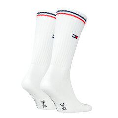 Tommy Hilfiger unisex-sukat 2 kpl, valkoiset hinta ja tiedot | Miesten sukat | hobbyhall.fi