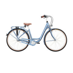 Naisten polkupyörä Excelsior Swan Urban 26'' 45 cm, 3k, siniharmaa/matta hinta ja tiedot | Polkupyörät | hobbyhall.fi
