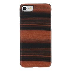 MAN&WOOD suojakuori Apple iPhone 7/8 - Ebony Black hinta ja tiedot | Puhelimen kuoret ja kotelot | hobbyhall.fi