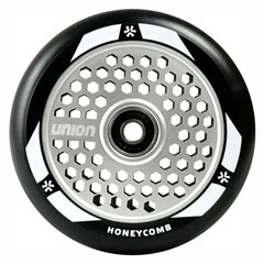 Potkulaudan pyörä Union Honeycomb Pro Scooter Wheel 110mm, musta/hopea hinta ja tiedot | Potkulaudat | hobbyhall.fi