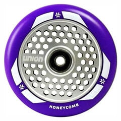 Potkulaudan pyörä Union Honeycomb Pro Scooter Wheel 110mm, violetti/hopea hinta ja tiedot | Union Ulkoilu | hobbyhall.fi