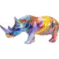 Koristefiguuri Colored Rhino hinta ja tiedot | Sisustustuotteet | hobbyhall.fi