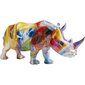 Koristefiguuri Colored Rhino hinta ja tiedot | Sisustustuotteet | hobbyhall.fi