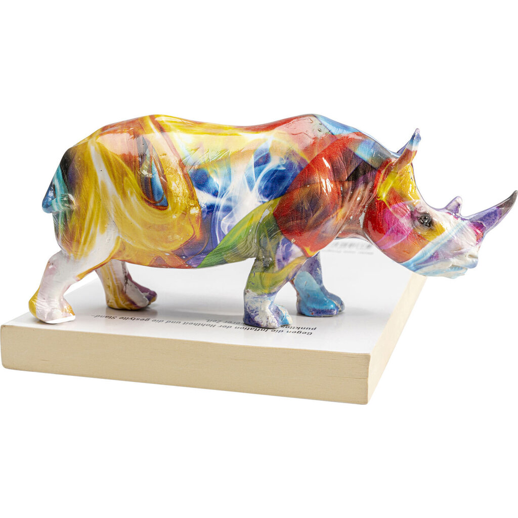 Koristefiguuri Colored Rhino hinta ja tiedot | Sisustustuotteet | hobbyhall.fi