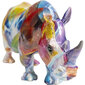 Koristefiguuri Colored Rhino hinta ja tiedot | Sisustustuotteet | hobbyhall.fi