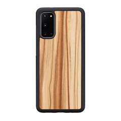 Samsung Galaxy S20 suojakuori MAN&WOOD cappuccino black hinta ja tiedot | Puhelimen kuoret ja kotelot | hobbyhall.fi