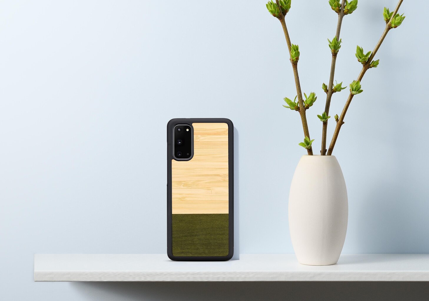 Samsung Galaxy S20 suojakuori MAN&WOOD bamboo forest black hinta ja tiedot | Puhelimen kuoret ja kotelot | hobbyhall.fi