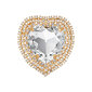 Rintakoru Crystal Heart Swarovskin kristalleilla Diamond Sky Jewelry DS00BR186 hinta ja tiedot | Rintakorut | hobbyhall.fi