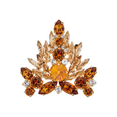 Rintakoru Crystal Branch II Light Amber / Topaz / Golden Shadow Swarovskin kristalleilla Diamond Sky Jewelry DS00BR194 hinta ja tiedot | Rintakorut | hobbyhall.fi