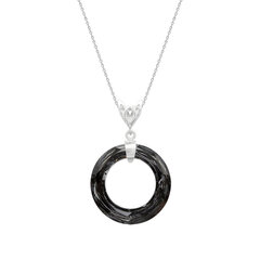 925-Hopea riipukset Cosmic Ring, Silver Night, Swarovskin kristalleilla DS01K671 hinta ja tiedot | Kaulakorut | hobbyhall.fi